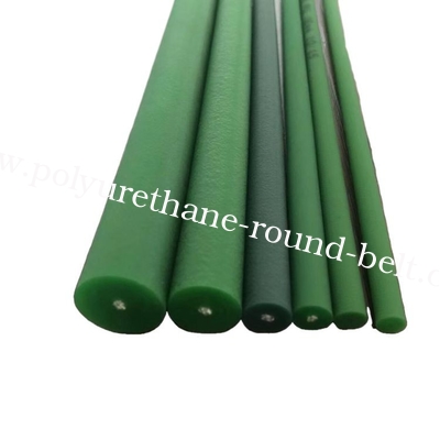 Polyurethane Rough Round Belt Hardness 88A Transmission Belting 400m / Roll